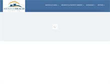 Tablet Screenshot of mexicobeachgov.com